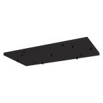 Elsa 7 Hole 940 x 460mm Rectangular Canopy Kit, Black