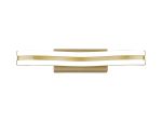 Bahia 40cm Linear Wall Lamp, 1 x 16W LED, 3500K, 1041lm, Sand Gold, 3yrs Warranty