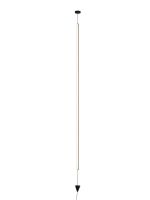 Vertical Pendant/Floor Lamp, 36W LED, 3000K, 2160lm, Dimmable, Black, 3yrs Warranty