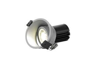 Bania A 10 Powered by Tridonic 10W 632lm 2700K 24°, Silver IP20 Adjustable Recessed Spotlight , NO DRIVER REQUIRED, 5yrs Warranty