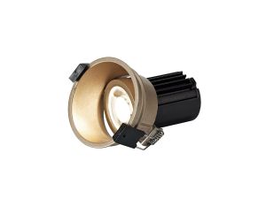 Bania A 10 Dimmable Tridonic 10W 632lm 2700K 24°, Gold IP20 Adjustable Recessed Spotlight , NO DRIVER REQUIRED, 5yrs Warranty