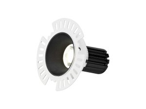 Basy 10 Dimmable Tridonic 10W 688lm 2700K 12°, Black IP20 Fixed Recessed Spotlight , NO DRIVER REQUIRED, 5yrs Warranty