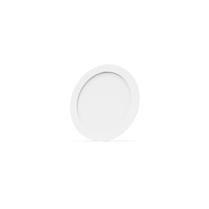 Intego Recessed Supervision, 120mm, Round, 6W LED, Pure White, 6400K, 420lm, 120°, White Frame, Inc. Driver, Cut Out: 100mm, 3yrs Warranty