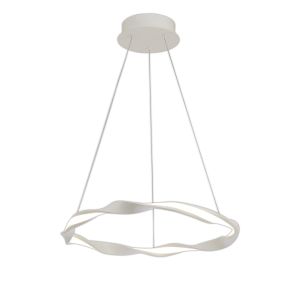 Madagascar Pendant, 24W LED, 3000K, 1680lm, IP20, Sand White, 3yrs Warranty