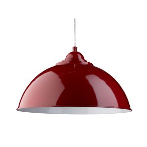 Fusion - Pendant Half Dome Red