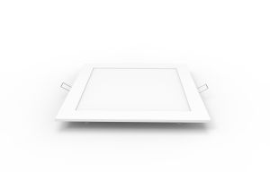 Intego Recessed Ecovision, 225mm, Square, 18W LED, Cool White, 4000K, 1500lm, 120°, White Frame, Inc. Driver, Cut Out: 205mm, 2yrs Warranty