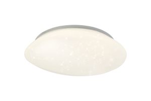 Italynetic 50cm Ceiling, 1 x 24W LED, 4000K, 1614lm, IP44, White Acrylic, 3yrs Warranty