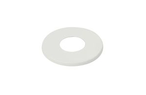 Konos White Metal Ring Plate