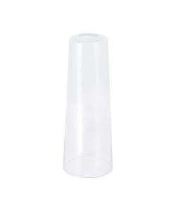 Konos Large Cylindrical Cone Clear Glass Shade (B),