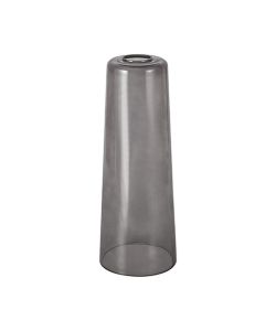 Konos Large Cylindrical Cone Smoke Grey Glass Shade (B),