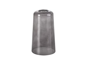 Konos Small Cylindrical Cone Smoke Grey Glass Shade (A),