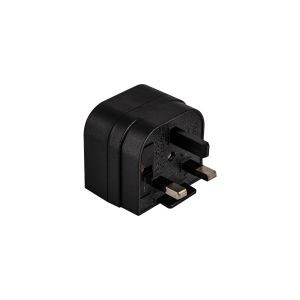 Additions 3A EU-UK Black Plug Converter
