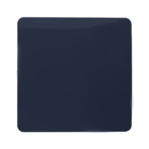 Trendi, Artistic Modern 1 Gang Blanking Plate Navy Blue Finish, BRITISH MADE, (25mm Back Box Required), 5yrs Warranty