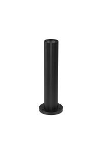 Gullo Ribbed Line 35cm Post Lamp (FRAME ONLY) 1 x GU10, IP54, Black, 2yrs Warranty