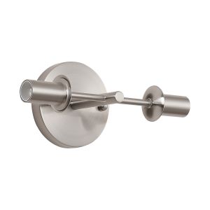 Eldia Satin Nickel 2 Light E14 Wall/Ceiling Light (FRAME ONLY), Suitable For A Vast Selection Of Glass Shades