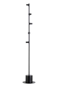 Eldia Satin Black 5 Light E14 Floor Lamp Without Shade, Suitable For A Vast Selection Of Glass Shades