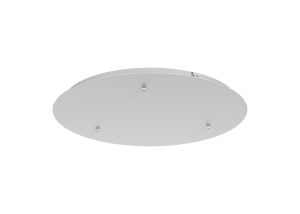 Elsa 52cm 3 Hole 500mm Round Canopy Kit, White