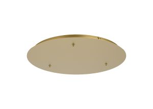 Elsa 52cm 3 Hole 500mm Round Canopy Kit, Gold