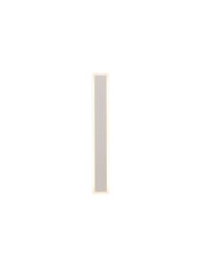 Thalia 60cm Rectangle Wall Lamp, 1 x 17W LED, 3000K, 1654lm, IP65, Sand White, 3yrs Warranty