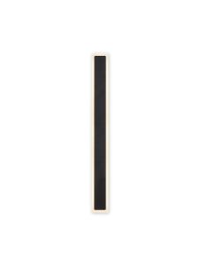 Thalia 80cm Rectangle Wall Lamp, 1 x 19W LED, 3000K, 2182lm, IP65, Black, 3yrs Warranty