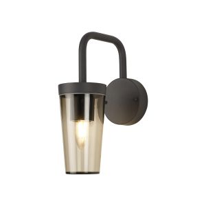 Lexo Wall Lamp, 1 x E27, Anthracite/Smoked, IP54, 2yrs Warranty