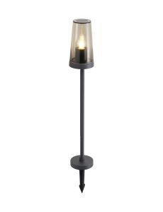 Lexo Post Lamp, 1 x E27, Anthracite/Smoked, IP54, 2yrs Warranty