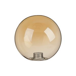 Bagno 12cm Smooth Round Glass Shade (A), Amber