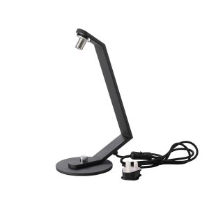 Bagno Table Lamp (FRAME ONLY), 1 Light G9, Black/Polished Chrome