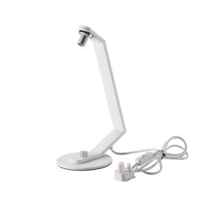 Bagno Table Lamp (FRAME ONLY), 1 Light G9, White/Polished Chrome