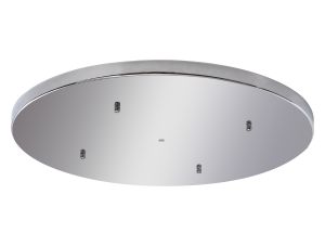 Hayes No Hole 60cm Round Ceiling Plate Polished Chrome