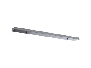 Hayes 4 Hole 900 x 100mm Linear Ceiling Plate Polished Chrome