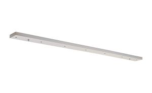 Hayes 7 Hole 1400mm x 100mm Linear Ceiling Plate White