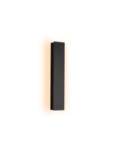 Spire 30cm Wall Lamp, 6W LED, 3000K, 100lm, IP65, Black, 3yrs Warranty