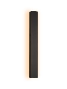 Spire 50cm Wall Lamp, 10W LED, 3000K, 200lm, IP65, Black, 3yrs Warranty