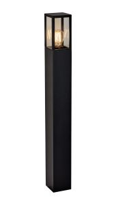 Primavera 80cm Bollard, 1 x E27, IP65, Graphite Black, 2yrs Warranty