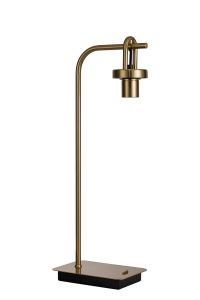 Urasawa Table Lamp, Without Shade, 1 x E27, Brass Gold