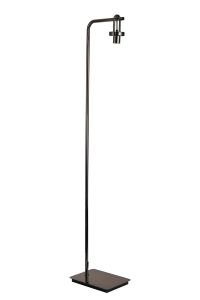 Urasawa Floor Lamp, Without Shade, 1 x E27, Black Chrome