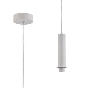 Wick 10cm 1.7m 1 Light Pendant, 1 x G9, Satin White