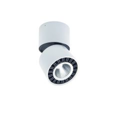 Columbretes Spotlight 8.5cm Round 12W LED 4000K, 1090lm, Matt White, 3yrs Warranty