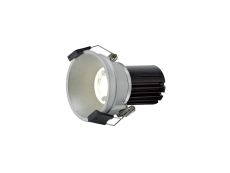 Bania 10 Powered by Tridonic 10W 688lm 2700K 12°, Silver IP20 Fixed Recessed Spotlight , NO DRIVER REQUIRED, 5yrs Warranty