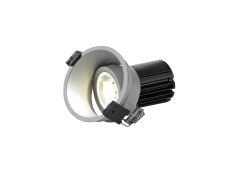 Bania A 10 Powered by Tridonic 10W 688lm 2700K 12°, Silver IP20 Adjustable Recessed Spotlight , NO DRIVER REQUIRED, 5yrs Warranty