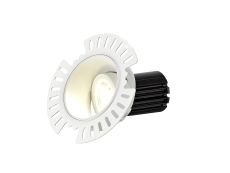 Basy A 10 Dimmable Tridonic 10W 632lm 2700K 24°, White IP20 Adjustable Recessed Trimless Spotlight , NO DRIVER REQUIRED, 5yrs Warranty