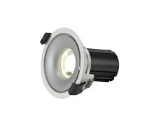 Bolor 10 Powered by Tridonic 10W 716lm 3000K 12°, White/Silver IP20 Fixed Recessed Spotlight , NO DRIVER REQUIRED, 5yrs Warranty