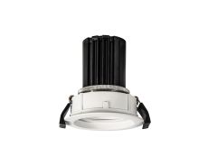 Beppe 10 Powered by Tridonic 10W 688lm 2700K 12°, White IP20 Stepped Fixed Recessed Spotlight , NO DRIVER REQUIRED, 5yrs Warranty