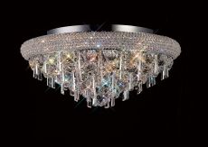 Alexandra 50cm Ceiling 7 Light E14 Polished Chrome/Crystal
