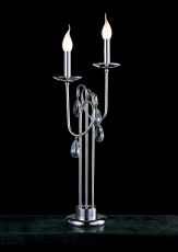 Danya Table Lamp 2 Light E14 Polished Chrome/Crystal