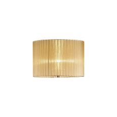 Florence Round Organza Shade Soft Bronze 380mm x 260mm, Suitable For Floor Lamp