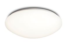 Zero E27 50cm Flush Ceiling/Wall 5x20W Large, White Acrylic