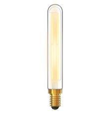 Classic Deco LED 185mm Tubular Line E14 Dimmable 4W 4000K Natural White, 300lm, Clear Glass, 3yrs Warranty