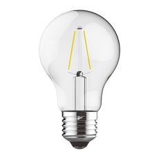 Value Classic LED GLS E27 2W Cool White 4000K, 250lm, Clear Finish